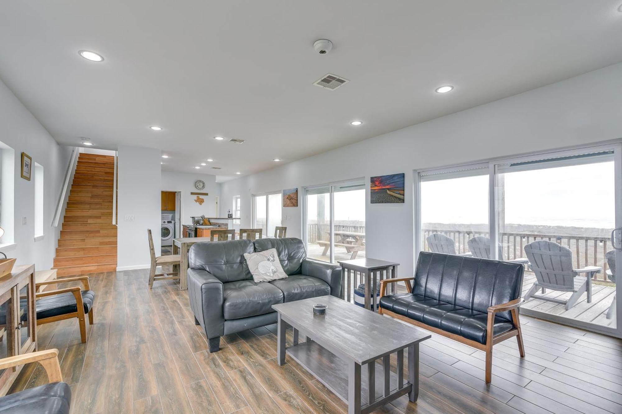 סרפסייד ביץ' Ocean-View Surfside Home With Boardwalk To Beach! מראה חיצוני תמונה