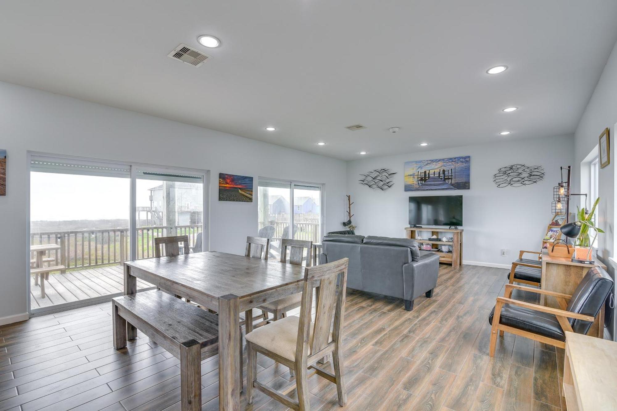 סרפסייד ביץ' Ocean-View Surfside Home With Boardwalk To Beach! מראה חיצוני תמונה