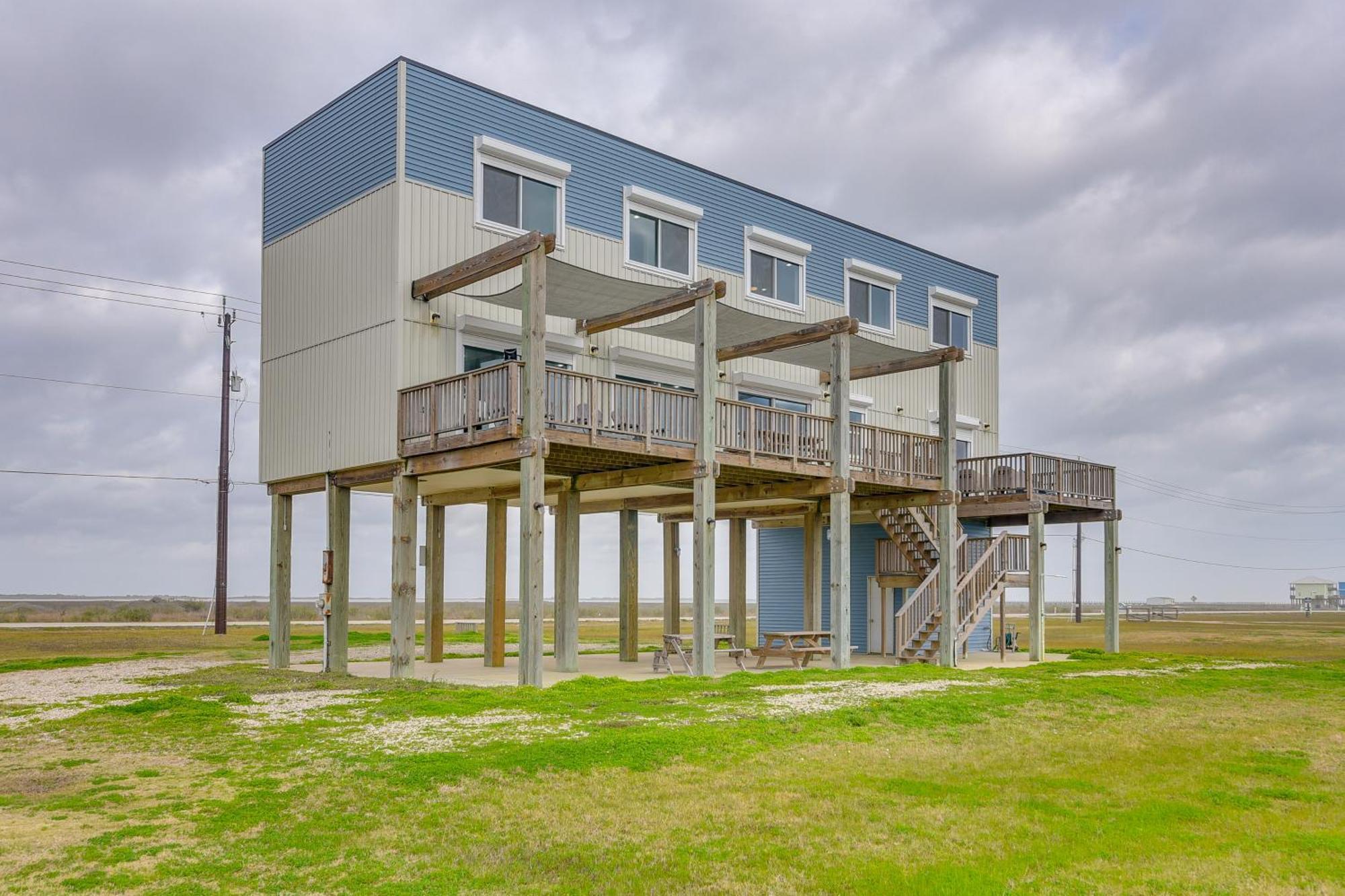סרפסייד ביץ' Ocean-View Surfside Home With Boardwalk To Beach! מראה חיצוני תמונה