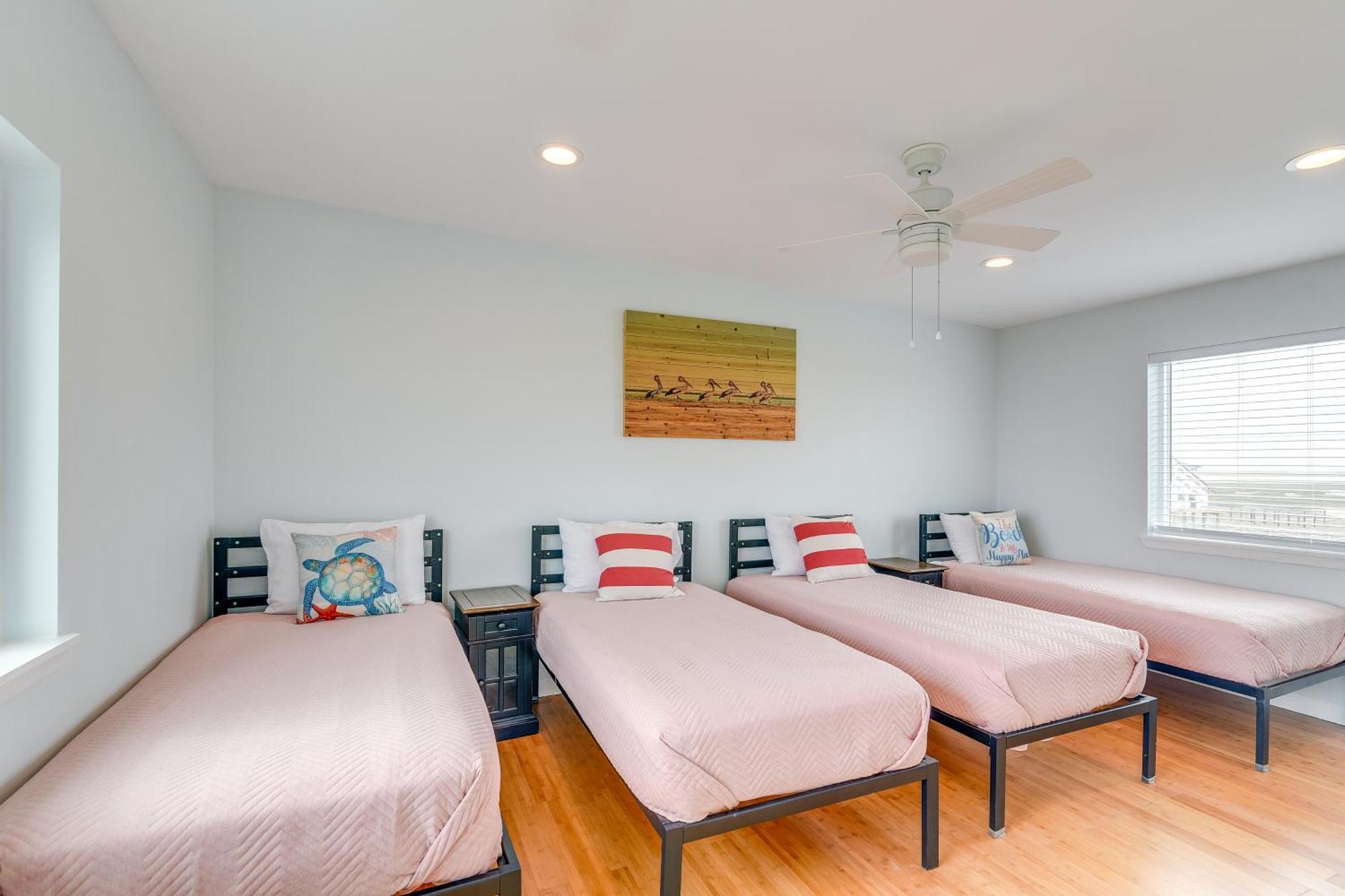 סרפסייד ביץ' Ocean-View Surfside Home With Boardwalk To Beach! מראה חיצוני תמונה